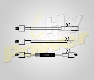 Jgo Cables Buja Epdm Para Plymouth Caravelle 2.2l 4cil 1985 Foto 2