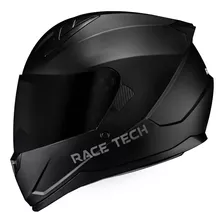 Capacete Norisk Race Tech Preto Fosco Fechado Envio Imediato