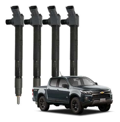 Jogo 4 Injetores Chevrolet S10 2.8 40009134 Original Denso