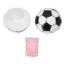 Balón Futbol Polvo Holi Revelación Genero Bebé Rosa (niña)