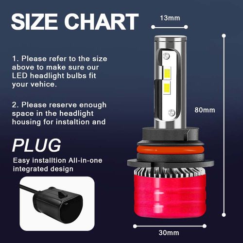 Kit De Focos Led Para Mitsubishi Mirage G4 2017-20 De Alta Y Foto 6