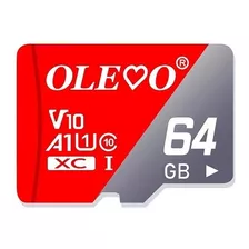 Tarjeta Memoria Micro Sd Olevo 64 Gb Nintendo Switch A1, 