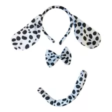 Set Perrito Perro Dalmata 3 Piezas Disfraz 