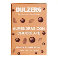 Almendras Bañadas Con Chocolate Sin Azúcar 70% Cacao