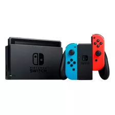 Console Nintendo Switch 32gb Com Joycon Azul E Vermelho Neon V2 110/220v