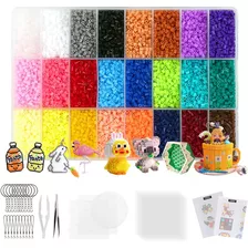 24.000 Mini 2.6mm Beads Canutillos + Tablero Y Accesorios