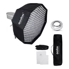 Softbox Octabox 95cm Bowens Com Grid Colméia Octagonal 