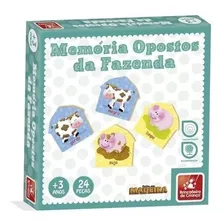 Jogo De Memória Educativo Pedagógico Opostos Da Fazenda