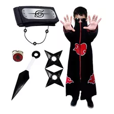 Roupa Akatsuki Naruto Kit Infantil Top Itachi