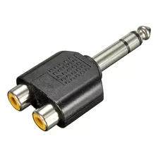 Adaptador Plug P10 X 2 Jack Rca