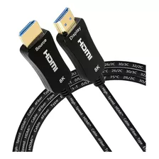 Cable Hdmi 2.1 De Fibra Óptica Ibirdie 8k De 200 Pies Empotr