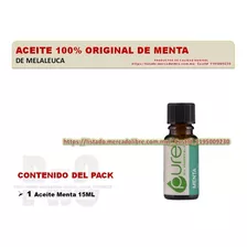 Aceite 100% Originales De Melaleuca: Menta 15ml