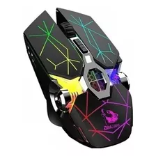 Mouse Gamer Inalámbrico Recargable Free Wolf X13 Star Black