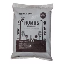 Sustrato Humus De Lombris Natural 5 Dm3 Premium 100%