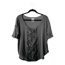 Blusa Con Encaje Free People Talla Xs