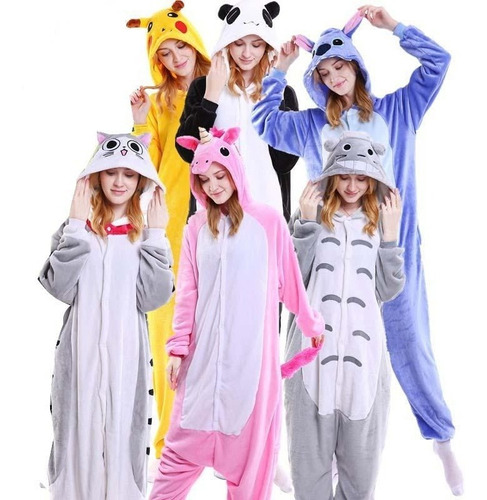 Pijamas Enterizas Unicornio Stich Moda Coreana Exclusiva