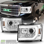 Par Faro Negro Led Gmc Sierra 1500 Hybrid 2009 6.0l