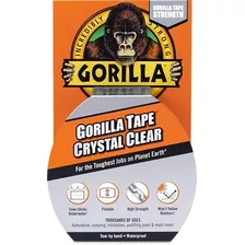 Cinta Adhesiva Transparente De Gorilla Crystal, 1.88 X 9 Yd,