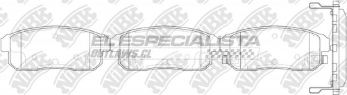 Pastilla De Freno Trasera Mazda Rx-8 2006 Foto 2