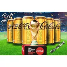 Set Pack Latas Campeones + Mini Trofeo Coca-cola Cokefanar
