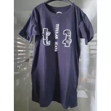 Camiseta Titular Jeans Vertical Tt Emborrachado 12587.111