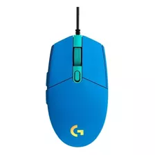 Mouse Logitech G203 Com Fio - Azul