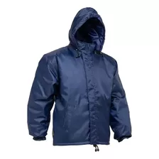 Campera De Trabajo Parka Trucker Impermeable Azul