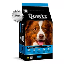 Ração Quartz Cães Adulto Raças Média/grande Sabor Bacon 20kg