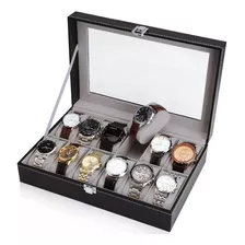 Caja Para Relojes Y Estuche Organizador De Joyas 12 Espacios