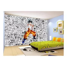 Papel De Parede Dragon Ball Goku Página Manga 10m² Dbz556