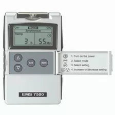 Electroestimulador Ems Digital 7500 (fortalecimiento)