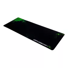 Mouse Pad Gamer Vsg Armagedon De Goma Xl 400mm X 780mm X 3mm Negro/verde