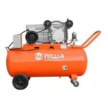 Compresor De Aire Eléctrico Niwa Acw-150/3 Trifásico 150l 3hp 380v 50hz Naranja