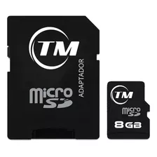 Micro Sd 8gb Tm Clase 6 Hasta 80 Mb/seg