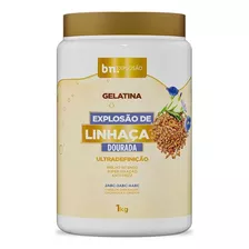 Gelatina Explosão De Linhaça Dourada 1kg - Beleza Natural