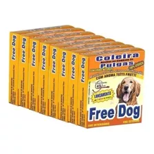 8 Coleira Auxiliar Combate Pulgas P/ Caes Cachorro Free Dog