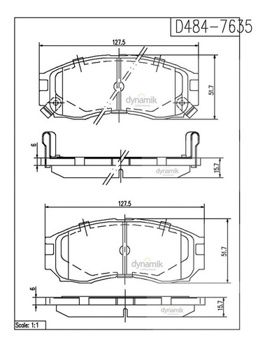 Balatas Semimetalicas Delanteras Eagle Summit V8 5.7l 93/96 Foto 2