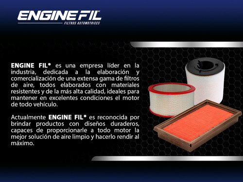5 Filtros De Aire Engine Fil Fiat 500 L4 1.4l 2012 A 2015 Foto 3