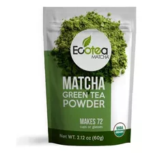 Ecotea Matcha Te Verde Japones Premium Usda 60g 72 Tazas