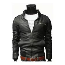 Chaqueta De Cuero Para Hombre Chaqueta Estilo Biker De Corte