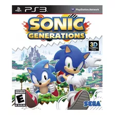 Sonic Generations Standard Edition Sega Ps3 Físico