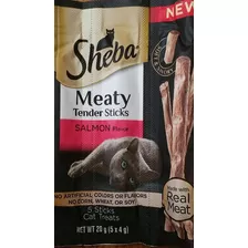 Sheba Meaty Tender Sticks Sabor Salmon - 5 Palitos Rompibles