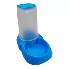 Bebedero Tolva Dispenser Automático Agua Para Perro/gato Color Celeste