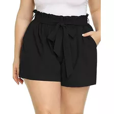 Short Casual Mujer Soft, Tiro Alta Bud Elástica, Colores