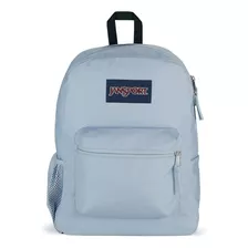 Mochila Jansport Escolar Casual Urbana Cross Town Color Azul Claro