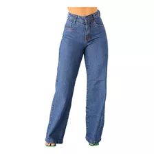 Calça Jeans Wide Leg Premium Cintura Alta Peg Vest