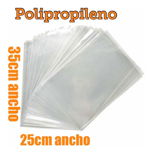 Bolsas De Polipropileno 25cmx35cm (1000bolsas)