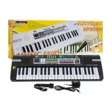 Organeta Piano Infantil 54 Teclas + Micrófono Mq-001