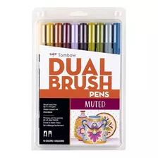 Tombow Original Paquete 10 Marcadores Para Lettering De Lujo