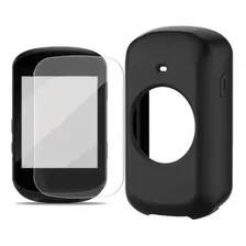 Case Proteção Silicone + Pelicula Vidro Para Garmin Edge 530